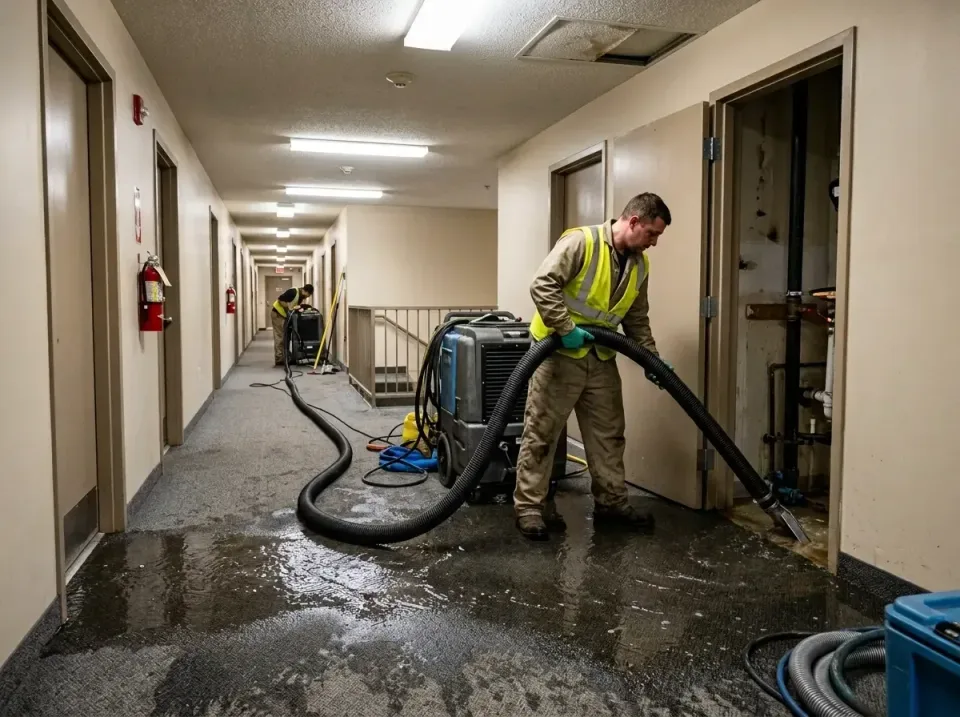 multi-unit-apartment-hallway-f-005 — frequently asked questions, Emergency Burst Pipe Water Extraction & Removal in Iola, KS